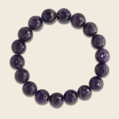 Amethyst Cutting Bracelet